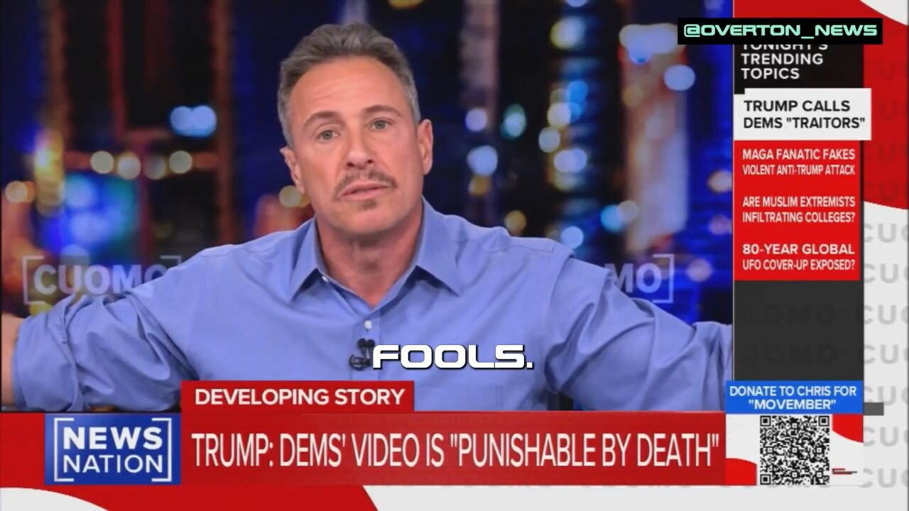 Ex CNN Host Chris Cuomo Issues A Stark Warning To Dems Over Their Insane Message To Service Members