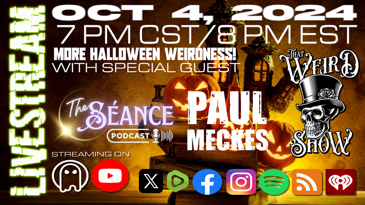 TWS: Halloween Conspiracies and Mysteris w/ Paul Meckes