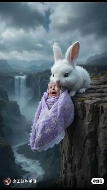 "A Heroic Rabbit: Rescuing a Drowning Child and Reuniting with Parents"