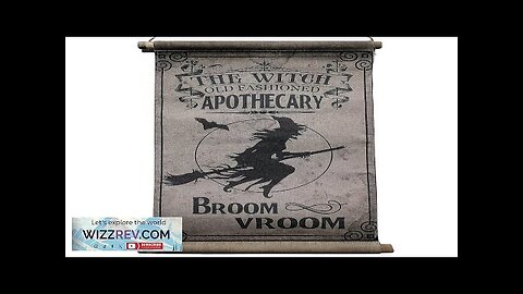 Broom Vroom Canvas Hanging Sign Review