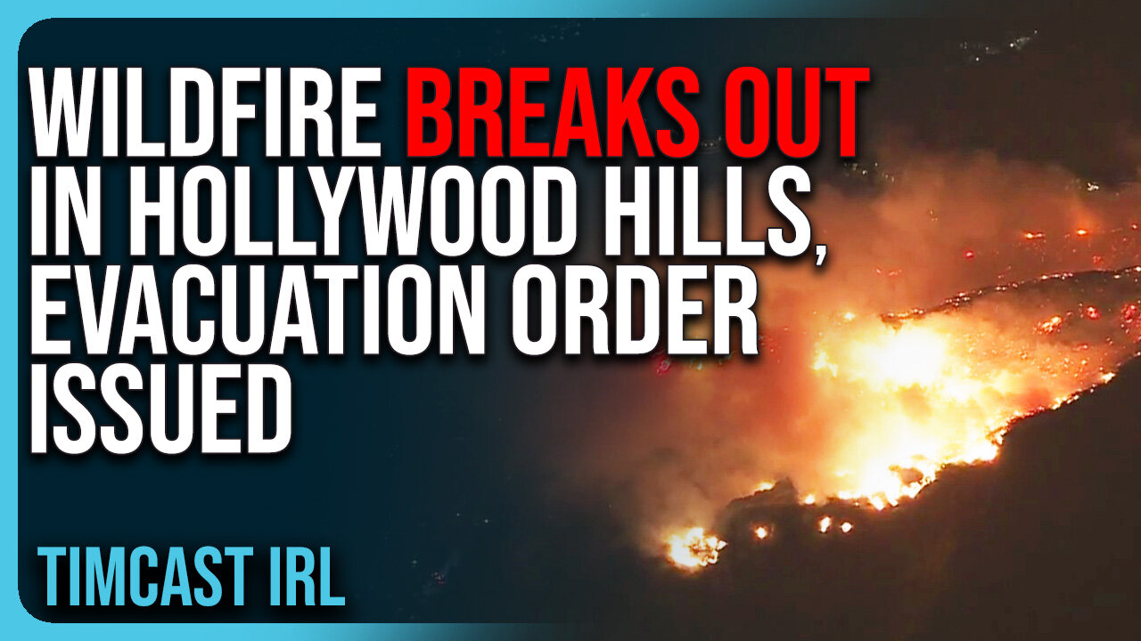 Wildfire BREAKS OUT In Hollywood Hills, Evacuation Order Issued