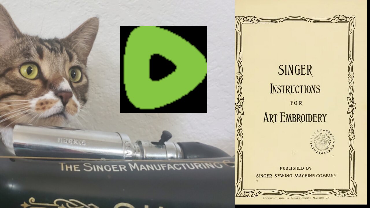 First Openwork Stitches || Singer Instructions for Art Embroidery || Stitch & B*