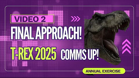 Run Up to T REX 2025 Vid 3