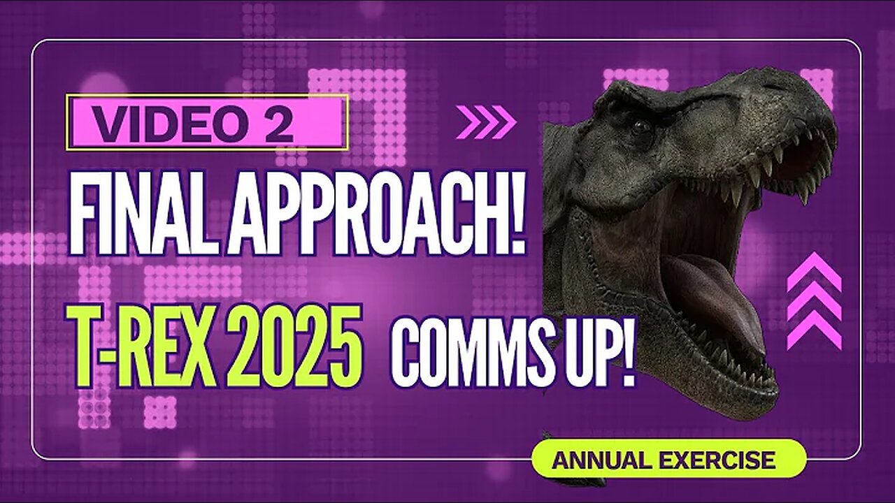 Run Up to T REX 2025 Vid 3