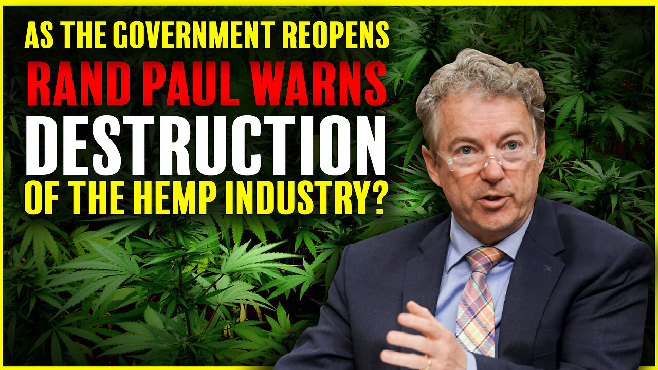 RAND PAUL SAYS THIS WILL DESTROY HEMP FARMING!!!