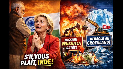 UE désespérée se tourne vers Inde. UKR doublement abandonnée. Futurs fiascos US: Venezuela Groenland