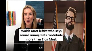 Matt Walsh on the left calling Elon a parasite but somalis refugees great