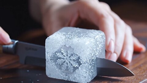 Satisfying Ice cutting #asmr