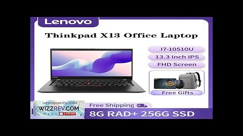 Lenovo Thinkpad X13 Office Laptop i7-10510U 8GB 256GB SSD Slim Series 13.3 Review