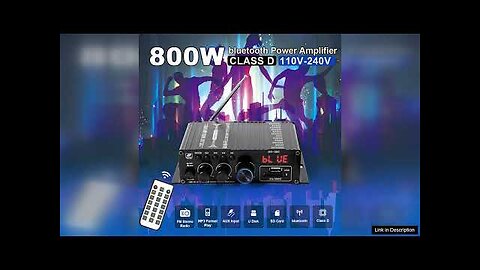 AirAux AK380 Wireless Amplifier 800W MAX Output 2.0 Channel Hi-Fi Class D Review