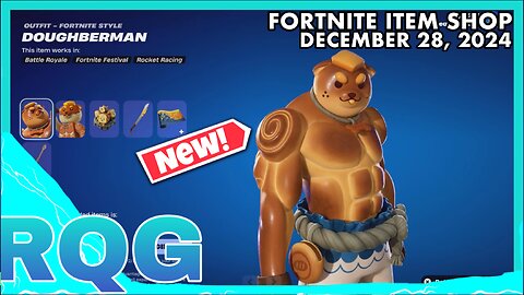 "NEW" DOUGHBERMAN BUNDLE IS HERE! FORTNITE ITEM SHOP (December 28, 2024)