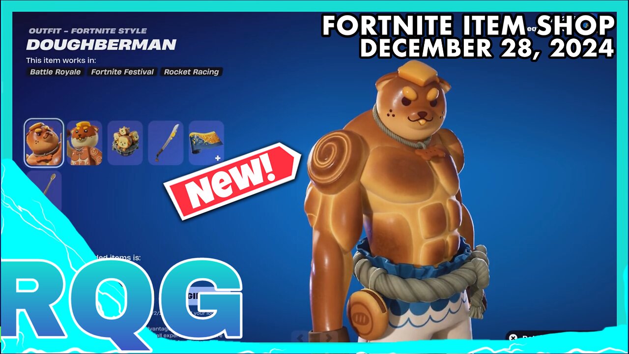 "NEW" DOUGHBERMAN BUNDLE IS HERE! FORTNITE ITEM SHOP (December 28, 2024)