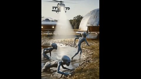 Aliens Shot Down by Helicopters – Panic Escape!