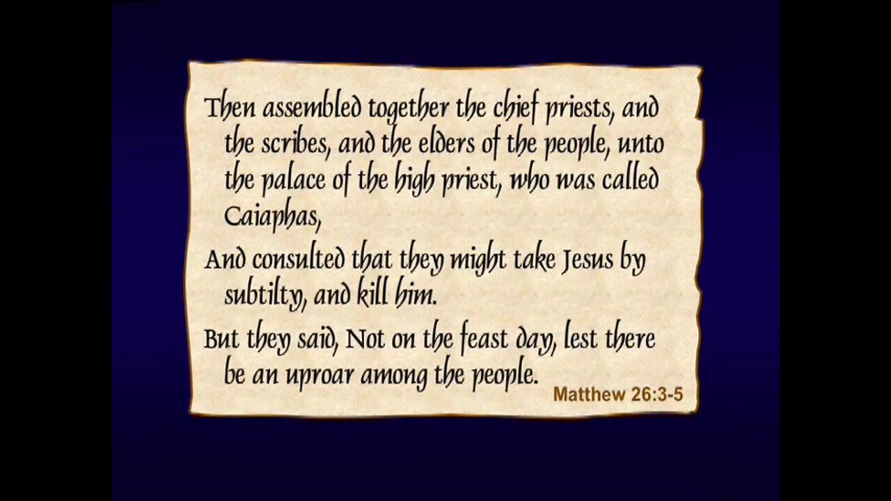 Matthew Session 20