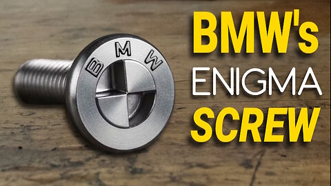 BMW Invented a New Type of Screw, for some reason...