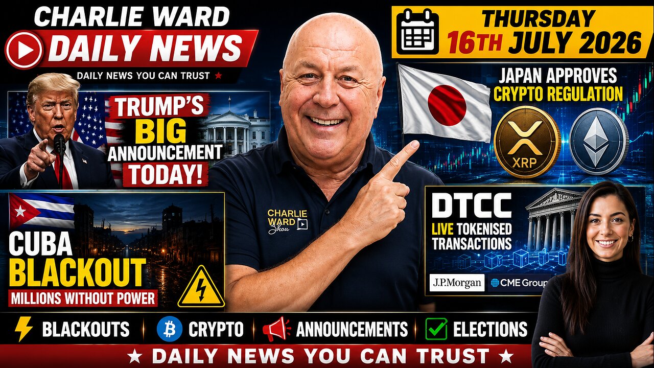 🚨 Trump's Big Announcement Today? | Japan Crypto Law | Cuba Blackout | Daily News 16 July 2026