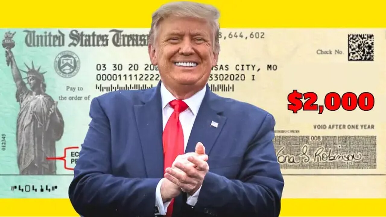 YES!! Trump’s $2,000 Stimulus Check TIMELINE DATES + Social Security Boost for Seniors