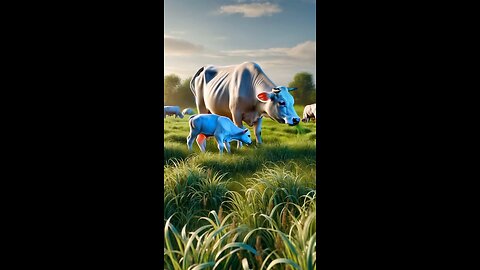 Fierce fight between white bull and red bull 🐂 #viral #story