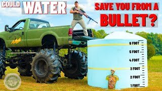 Could WATER Save You From A BULLET ??? (50 BMG, 556, 9mm & More)
