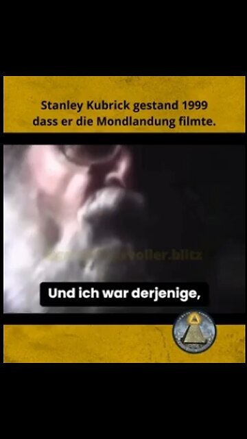 🇬🇧UT🇩🇪 Stanley Kubick gestand 1999, dass er die Mondlandung filmte.