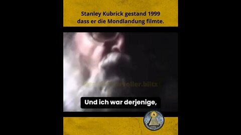 🇬🇧UT🇩🇪 Stanley Kubick gestand 1999, dass er die Mondlandung filmte.