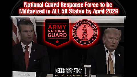 Government Corruption: National Guard Response Force to be Deployed in ALL 50 States by April 2026