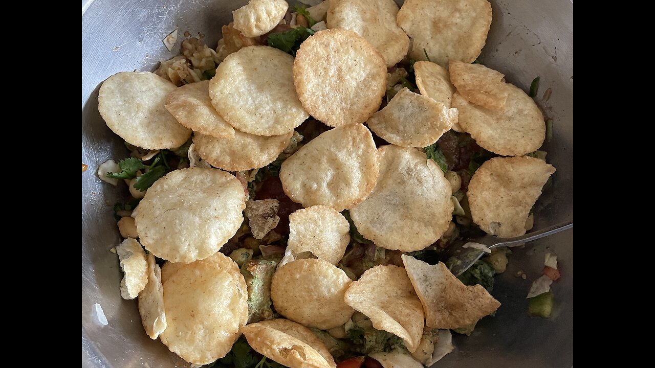 Chana chaat let’s eat