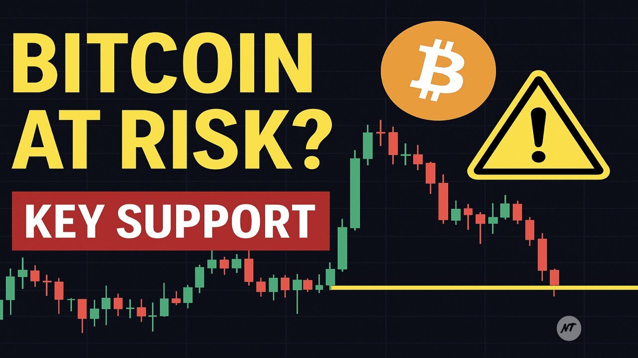 Bitcoin At Risk? Key Support Levels to Watch ⚠️