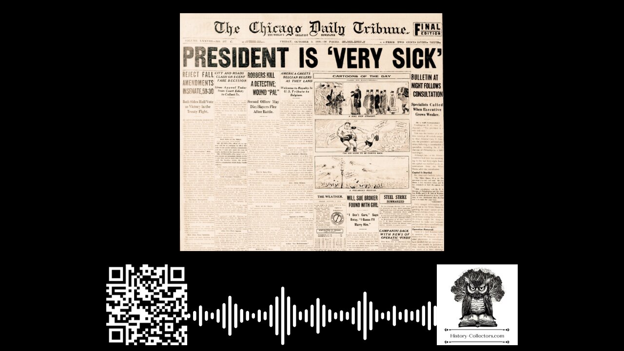#OnThisDay October 2, 1919: Shadow Presidency
