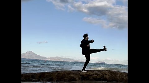 Chum Kiu at San Juan Playa! #yeshua #jesus #wingchun #kungfu #martialarts