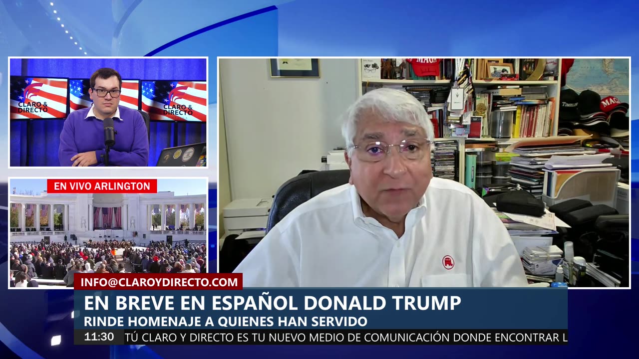 EN ESPAÑOL:TRUMP RINDE HOMENAJE A LOS VETERANOS/CORTE SUPREMA RIDICULIZA A LOS DEMÓCRATAS
