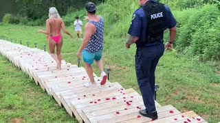 She thought he was getting arrested!❤️
