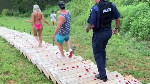 She thought he was getting arrested!❤️