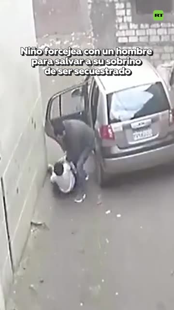 Pequeño héroe salva a su sobrino de ser secuestrado
