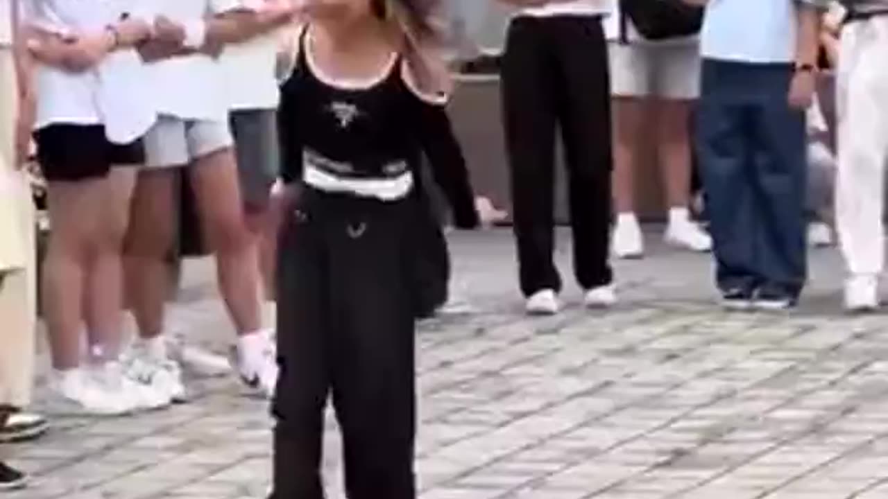 Wow! That young lady is really skilled at this!