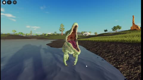 Spinosaurus's drinking water