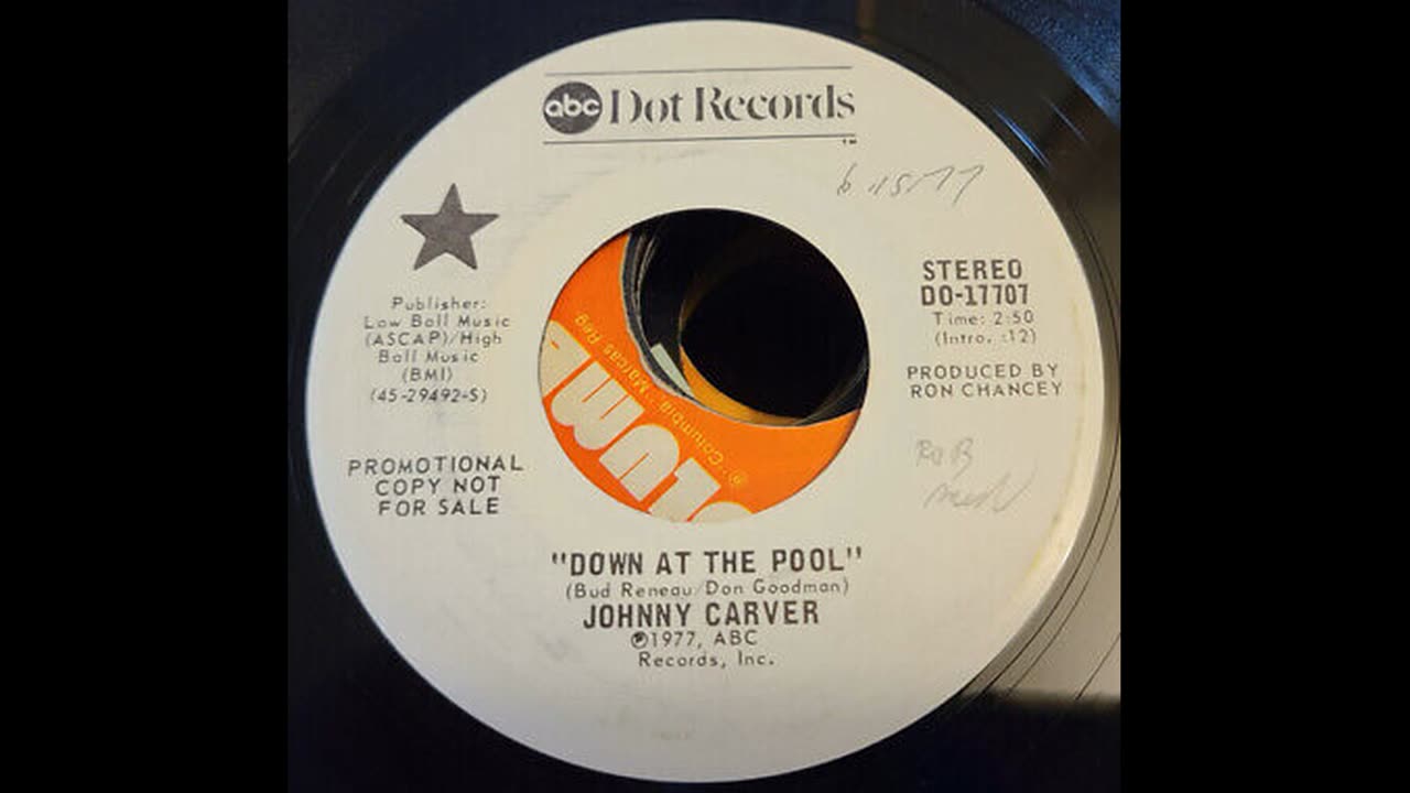 Down At The Pool (Johnny Carver)