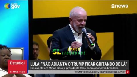 O LULALADRÃO IMPLORA LATINDO, MÁS, O TRUMP NÃO DAR BOLAS PARA O LADRÃO ATÉ POR QUE NÃO RECONHECE COMO PRESIDENTE E SIM UM LADRÃO QUE ROUBOU ÀS ELEIÇÕES. CONTINUE LATINDO LADRÃO 😁