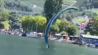 Breaking: The Coolest Parachute Stunt ever