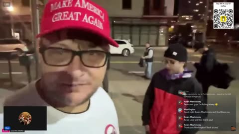Agitator attempts to provoke conservatives, Portland ICE Protest