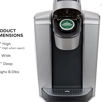 Keurig K-Elite Single Serve K-Cup Pod Coffee Maker, with Strength and Temperature Control,