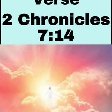 Daily Bible Verse - 2 Chronicles 7:14
