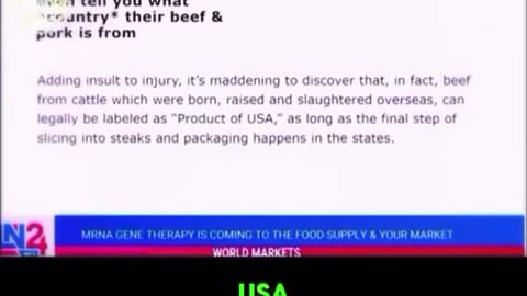 BREAKING!!! VACCINES ON YOUR MEAT NOW LEGAL !