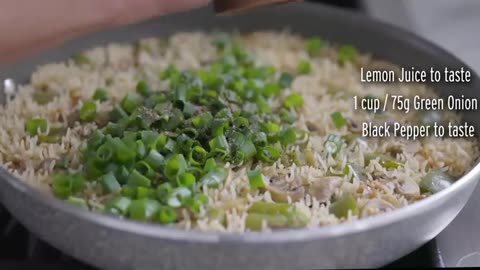 Mushroom Rice Recipe Easy Vegetarian and Vegan Meals Rice Recipes
