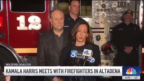 Kamala delivers word salad to LAFD: