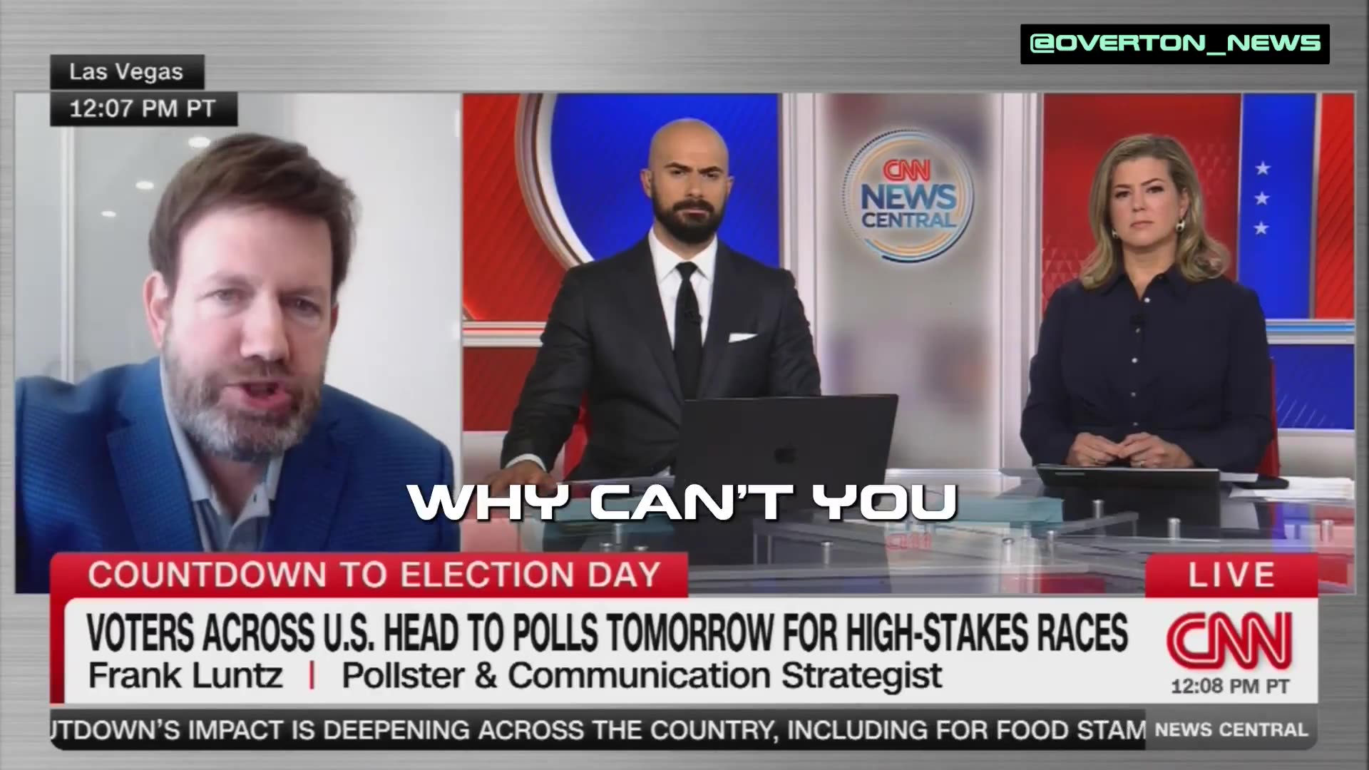 Pollster Frank Luntz stuns CNN with his latest breakdown on the government shutdown