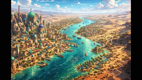 River of the Desert City V1