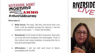 Riverside Morning Ammo Daily Devotional 11.2.25