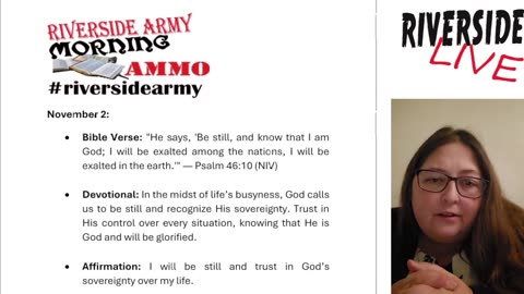 Riverside Morning Ammo Daily Devotional 11.2.25