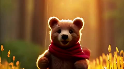 🧸 Cute Bear Playing with Balloon 🎈 | Funny Bear Moments | Adorable Animal Video